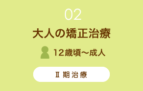 大人の矯正治療